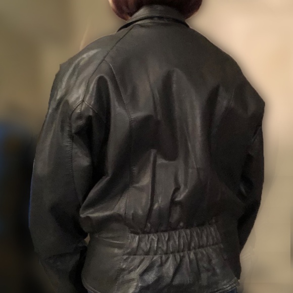 Motorcycle. Leather Motorcycle Jacket SUPER FAST SHIPPING - Picture 4 of 9